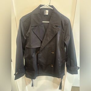 H&M Black Trench Coat for Women